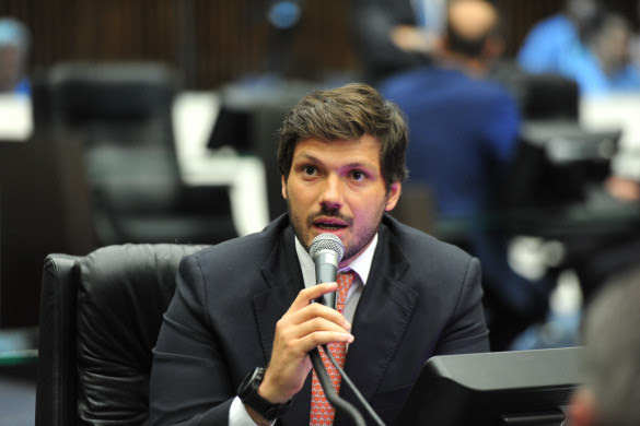 Deputado Tiago Amaral (PSB).. Créditos: Orlando Kissner/Alep