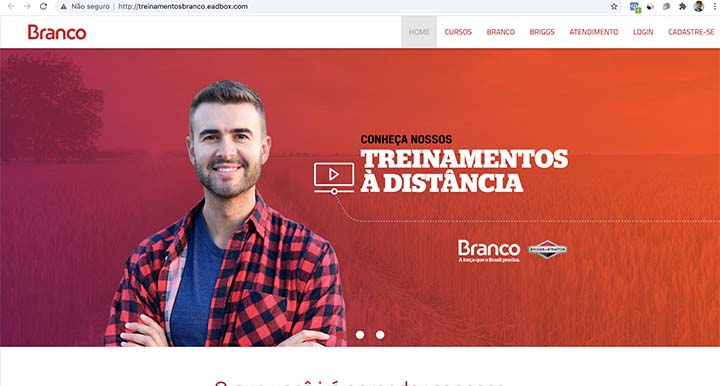 As aulas são gratuitas e ministradas por meio da plataforma exclusiva da Branco. 