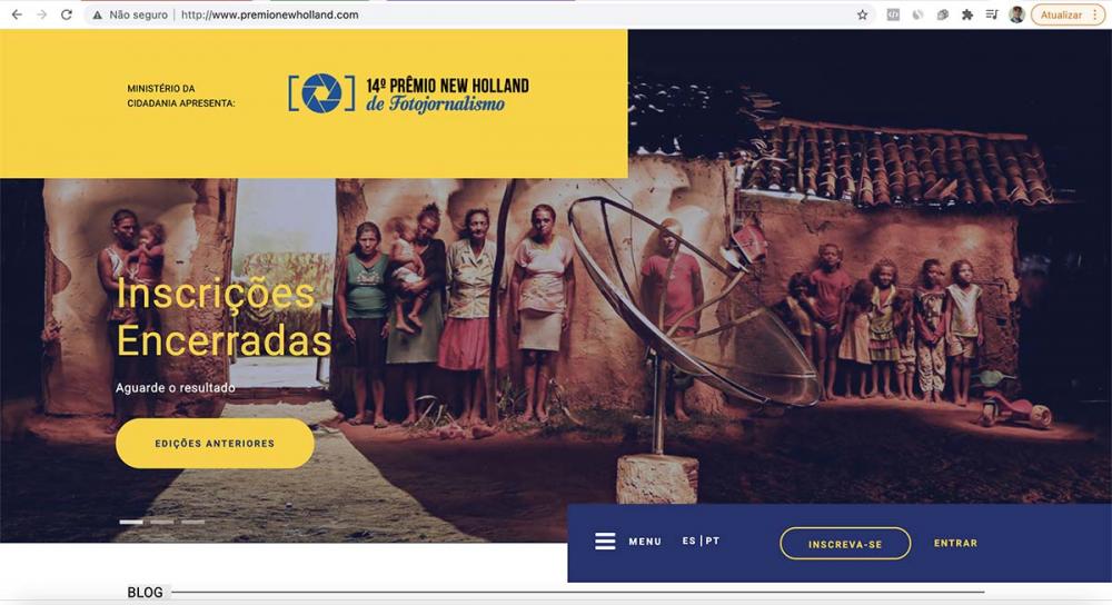 O Prêmio New Holland de Fotojornalismo é um projeto cultural apoiado pela Lei de Incentivo à Cultura da Secretaria Especial da Cultura, com a realização da Mano a Mano Produções Artísticas e patrocinado pela New Holland Agriculture e pelo Banco CNH Indust