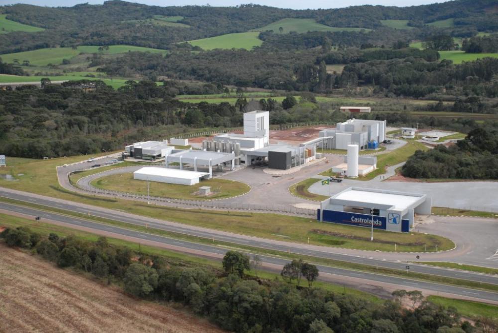 Unidade de Beneficiamento de Leite de Castro (PR) Créditos: Divulgação