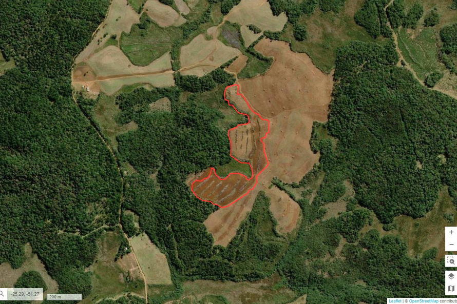 O Estado do Paraná, através do Instituto Água e Terra (IAT), deve intensificar a emissão de multas remotas neste ano, utilizando como base ferramentas via satélite. - Curitiba, 23/04/2021 - Foto: Divulgação Sedest/IAT - capturas da plataforma MapBiomas