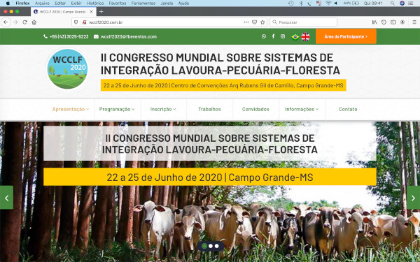 Promovido pela Embrapa, Rede ILPF, Semagro e Famasul, o evento será uma oportunidade para troca de experiências e conhecimento, bem como para atualização sobre os mais recentes resultados de pesquisa, desenvolvimento e inovação em sistemas ILPF no mundo.
