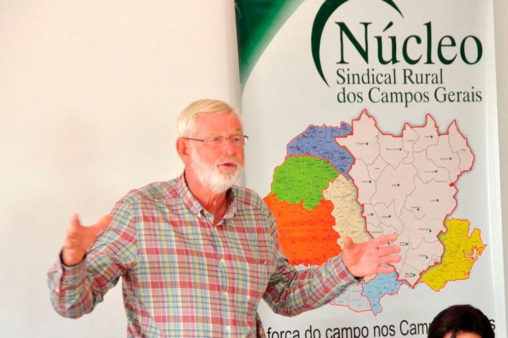 Guilherme Jonker, além de atuante no agro foi vereador e vice-prefeito de Piraí do Sul na década de 1990. Foto Toninho Anhaia.