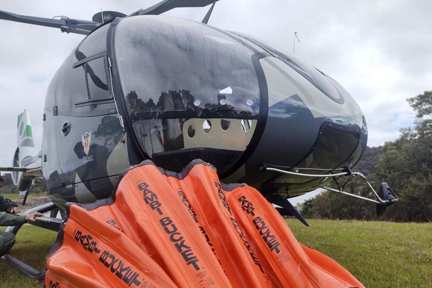 BPMOA intensifica treinamento de pilotos e tripulantes para combate a incêndios florestais. Foto:BPMOA