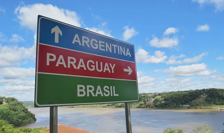 Países vizinhos do Paraná. Foto de divulgação do Governo do Brasil