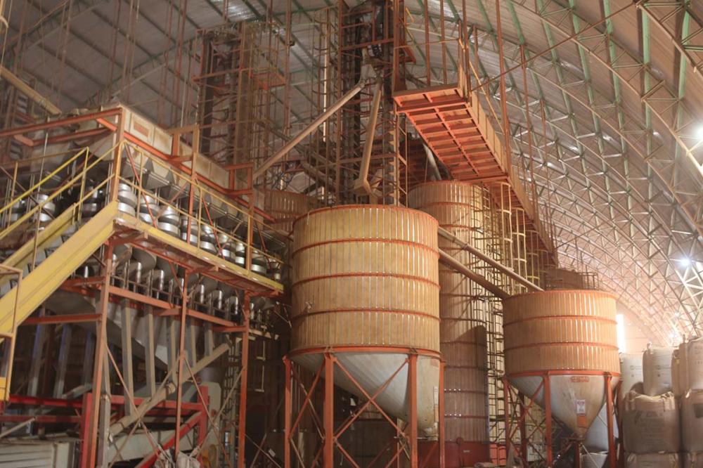  No total, a UBS consegue armazenar 410 mil sacas de soja e trigo. 