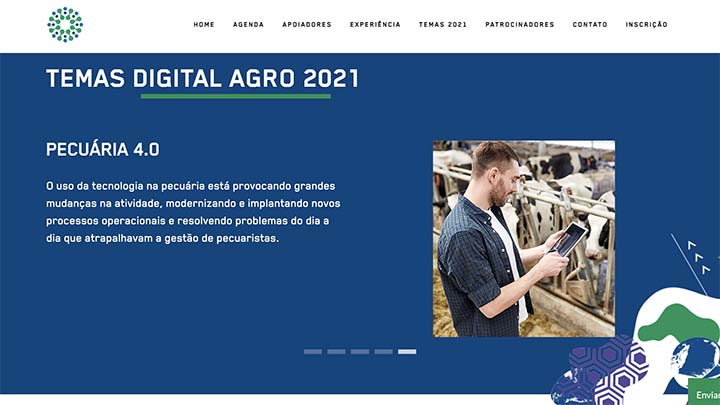 A temática “Pecuária 4.0” fechou a Digital Agro 2021. O assunto é central para a cadeia produtiva nacional e anualmente é tratado pela ExpoFrísia, feira da pecuária leiteira desenvolvida pela Frísia.