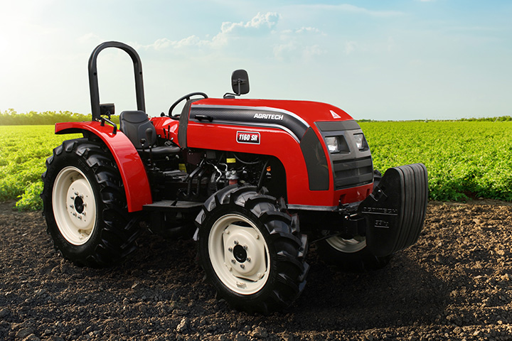 O modelo de Trator 1160 é um dos destaques da linha Agritech