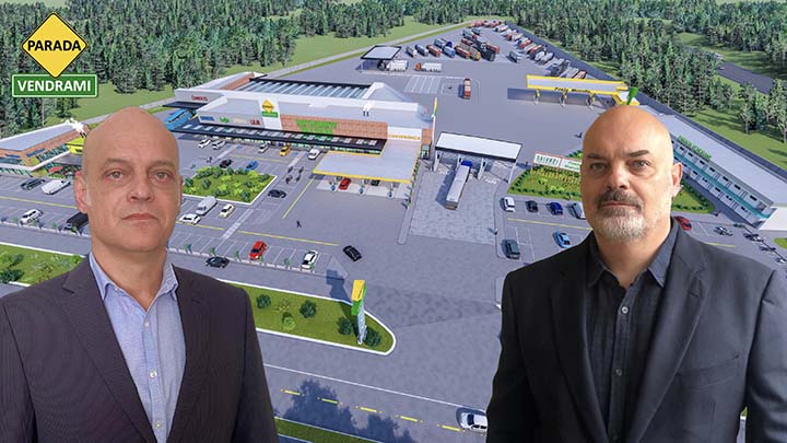 Irmãos Antonio e Vinicius Vendrami Malucelli, idealizadores da Parada Vendrami.