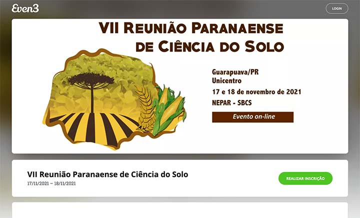 O evento acontecerá de forma on-line nos dias 17 e 18 de novembro de 2021. Além das palestras com profissionais altamente qualificados, tem-se a possibilidade de submissão de trabalhos técnico-científicos na forma de resumos.