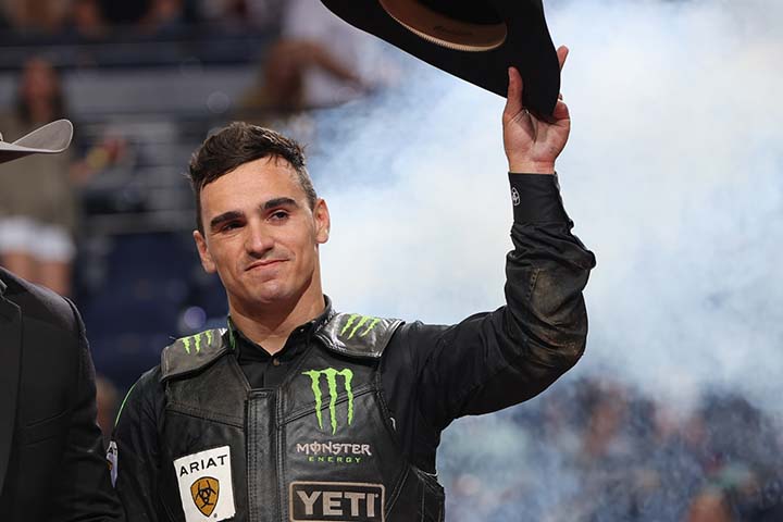  José Vitor Leme comemora vitória em Nashville - fotos: cortesia Andy Watson/ Bullstockmedia