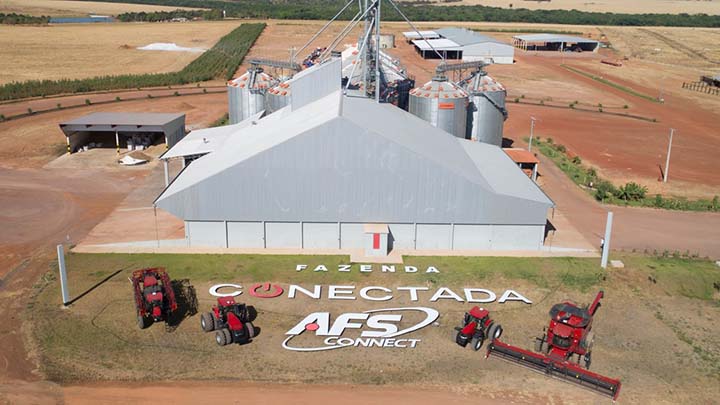 Propriedade rural em Água Boa-MT recebe conexão 4G da TIM Brasil e operação agrícola contará com máquinas e soluções conectadas, que serão monitoradas pelo AFS Connect Center