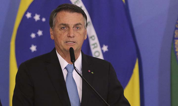 O presidente da República, Jair Bolsonaro, participa de cerimônia de cumprimentos aos oficiais-generais promovidos© Fabio Rodrigues-Pozzebom/Agência Brasil