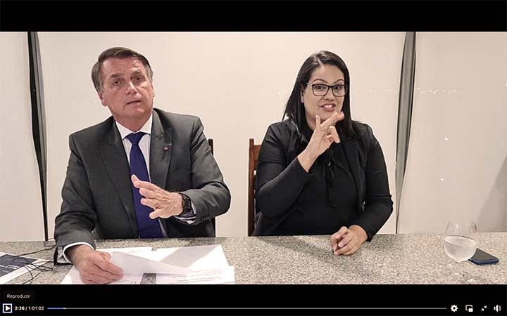 O presidente Jair Bolsonaro comemorou a repercussão positiva da carta.