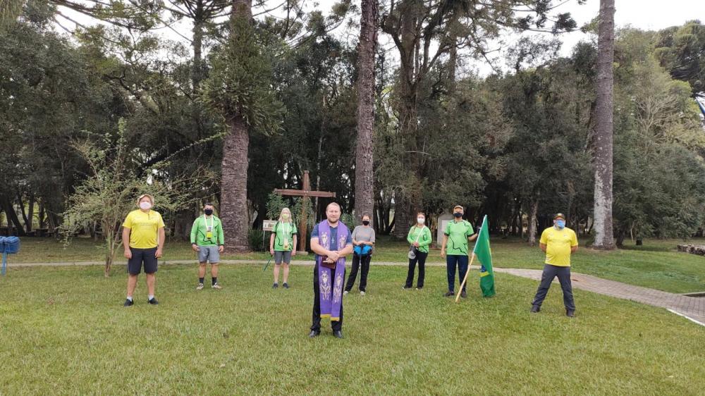 O trajeto de Peregrinação da Rota do Rosário é composto por sete caminhos de reflexão, oração e contemplação da natureza.