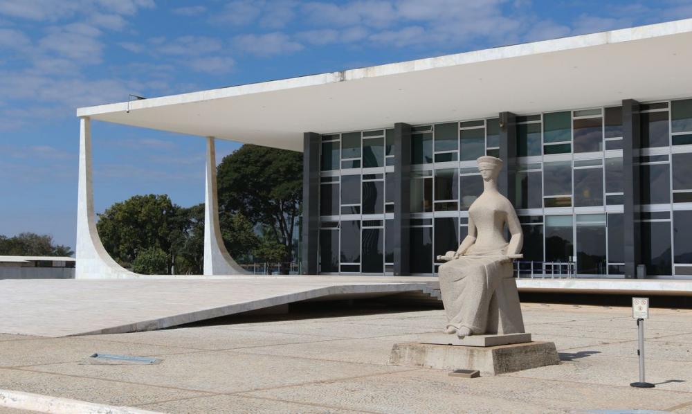 O placar do julgamento está empatado em 1 a 1. Na sessão desta tarde, o ministro Nunes Marques votou a favor da tese. Na sessão anterior, o relator do caso, ministro Edson Fachin, manifestou-se contra o marco temporal. Foto Fabio Rodrigues/Agência Brasil