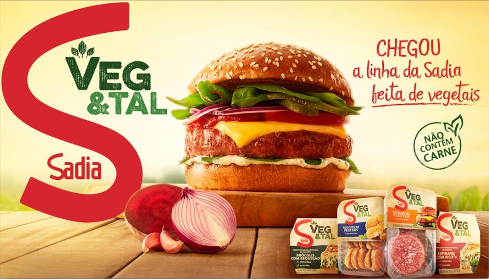 Os produtos hambúrguer, nuggets e tortas congeladas da linha Sadia Veg&Tal já estão disponíveis no ponto de venda. Já o bacon vegetal chega às gôndolas a partir de maio.