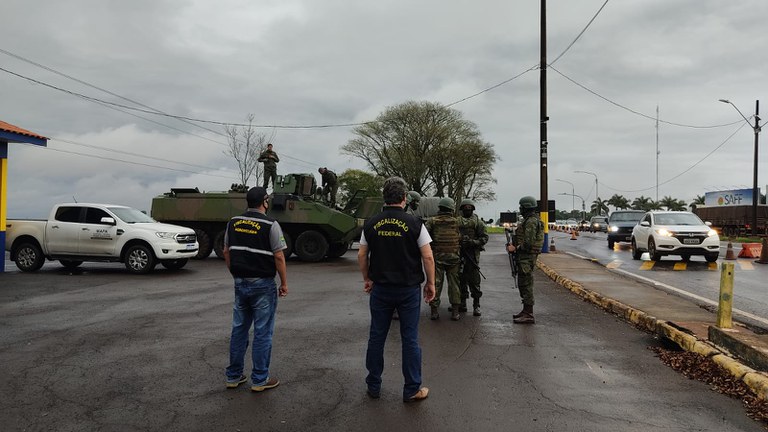  As atividades que contaram com o apoio dos órgãos policiais e da Receita Federal do Brasil.