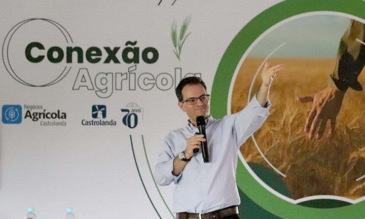 Eduardo Vanin comentou um pouco sobre a dinâmica global das commodities agrícolas e os fatores impactantes no preço dos grãos.