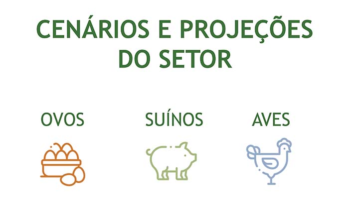 Exportações de carne de frango, de carne suína e de ovos devem registrar crescimento e novos recordes em 2021.
