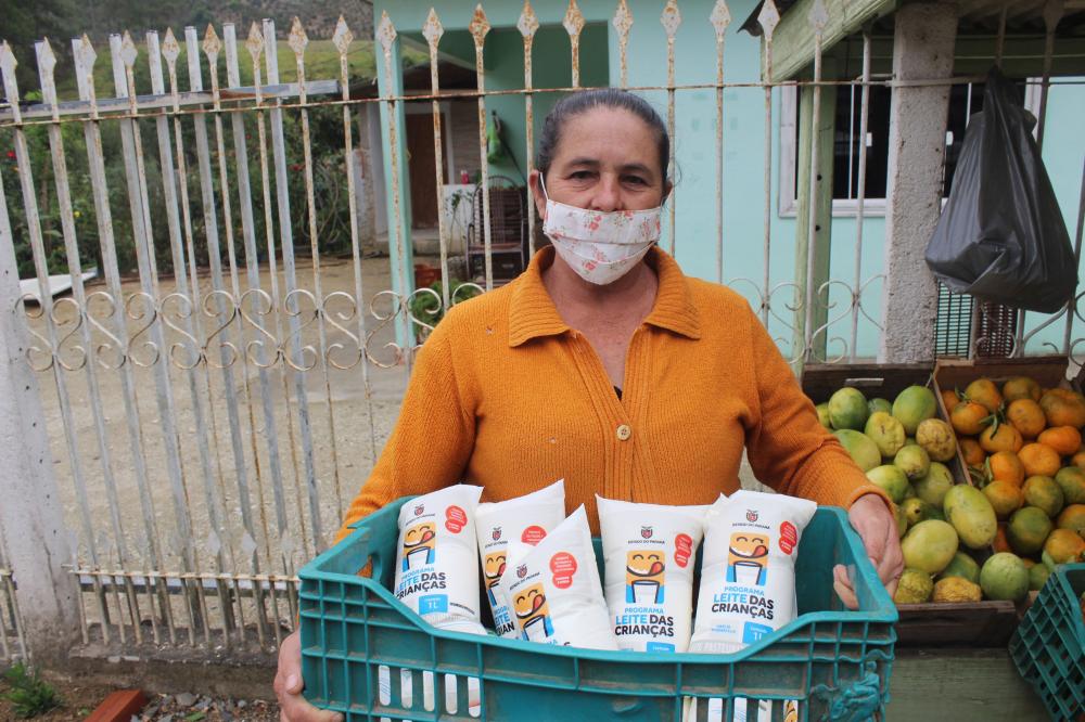 Programa Leite das Crianças leva segurança alimentar ao Vale do Ribeira - Curitiba, 09/12/2021 Foto: Gisele Barão