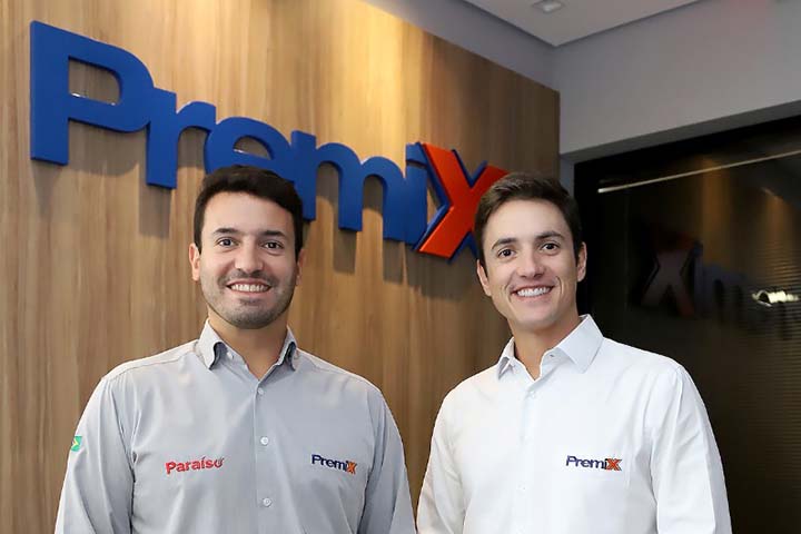 Na foto Marco Guidolin, CEO da Premix e Daniel Guidolin, vice-presidente da Premix