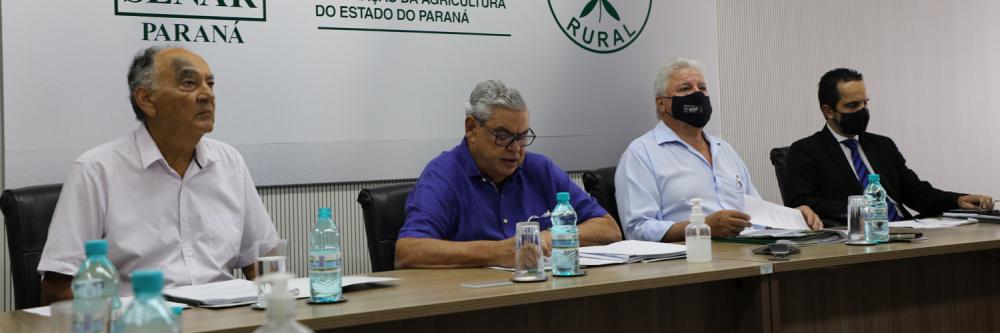 O presidente da FAEP, Ágide Meneguette, elencou as conquistas ocorridas em 2021, com destaque para o reconhecimento do Paraná como área livre de febre aftosa sem vacinação pela Organização Mundial de Saúde Animal (OIE). Foto Faep.