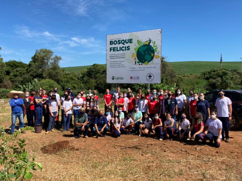 O setor ambiental da cooperativa acompanhou as atividades. 