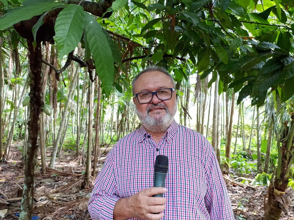 Jonalista Lima Rodrigues no comando do Conexão Rural.