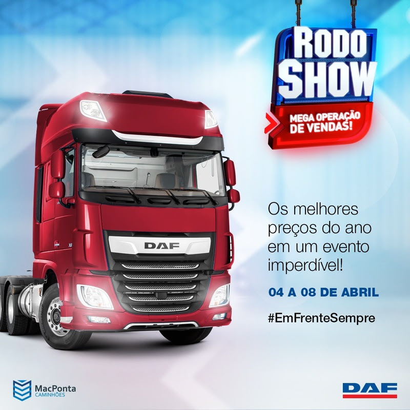 Operações de vendas serão realizadas presencialmente nas concessionárias e on-line pelo App MacPonta Caminhões