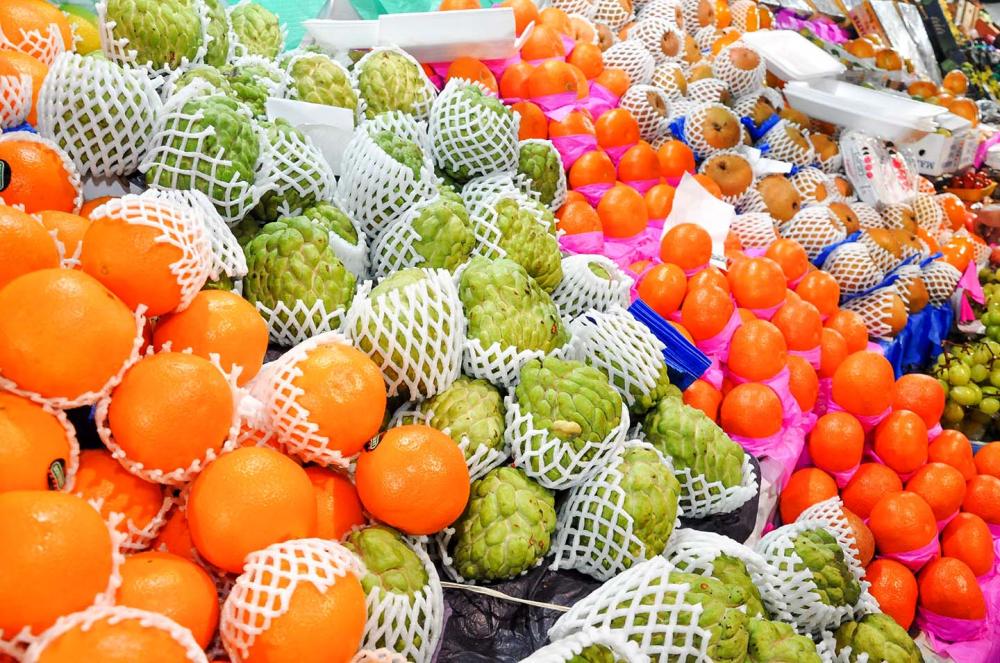 Outra novidade da Expo Sabores é a presença de frutas exóticas e de padrão superior. 