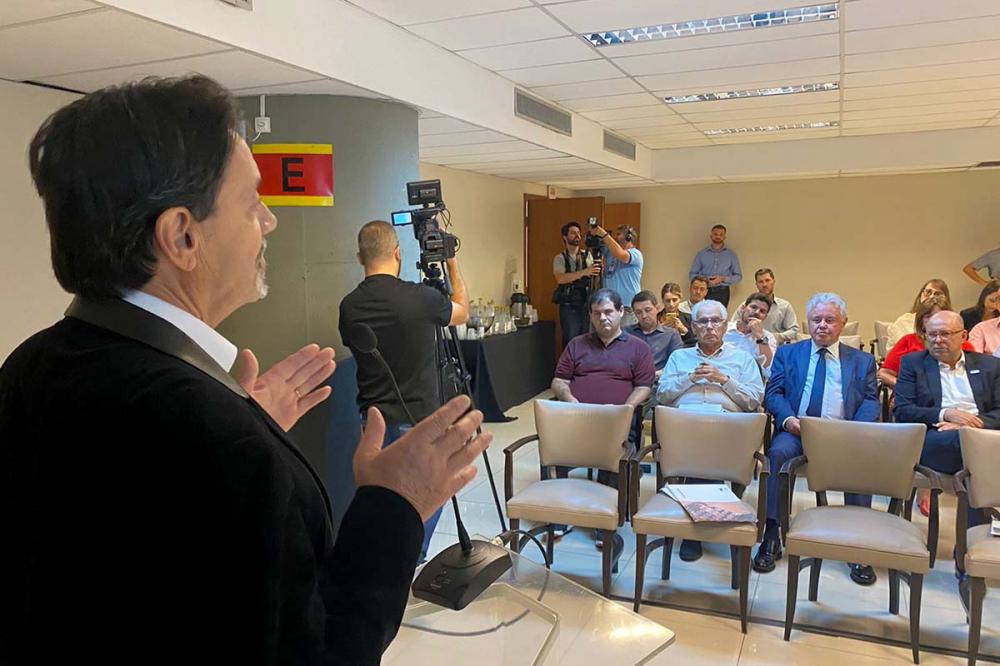 O presidente da OCESC, Luiz Vicente Suzin, apresentou o balanço das cooperativas catarinenses.