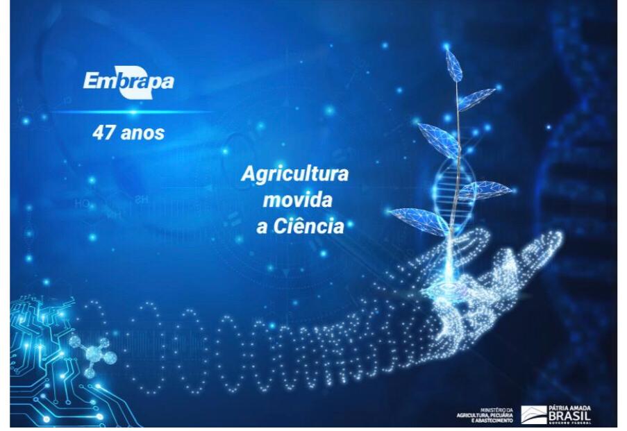 A Empresa Brasileira de Pesquisa Agropecuária (Embrapa) completa 47 anos neste domingo, 26 de abril e amplia seu foco em projetos de pesquisa que buscam a parceria com o setor produtivo