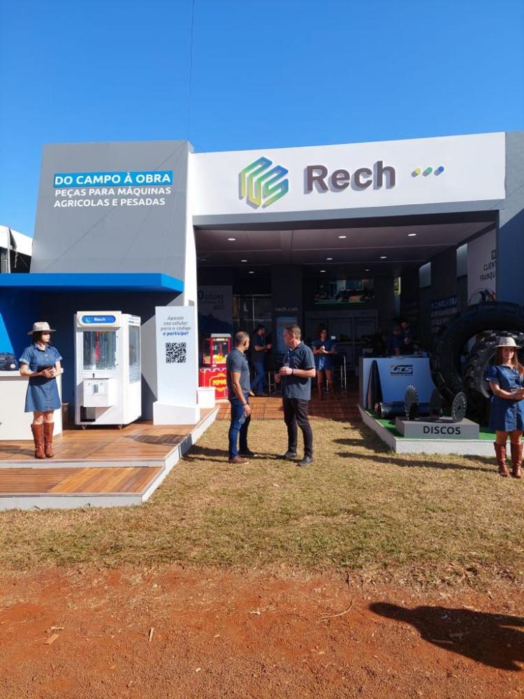 A Rech apresentará sua marca como proposta de modelo de franquia para empresários que querem investir no agronegócio. 