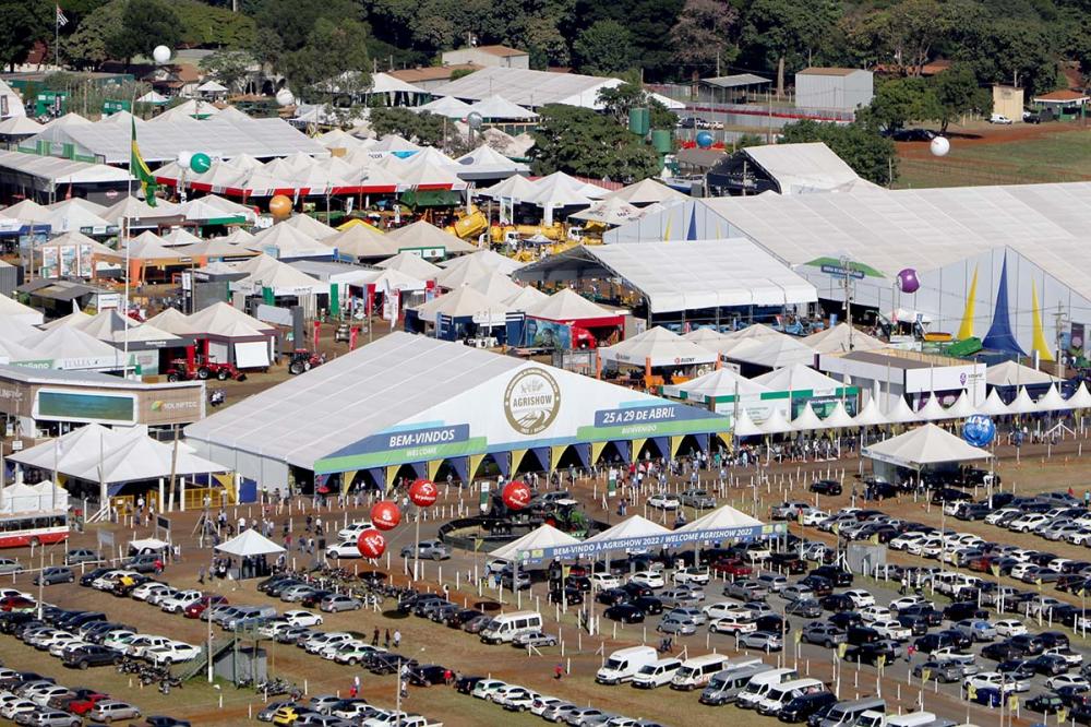 Agrishow 2022 - Foto aérea Crédito foto: Divulgação Agrishow baixar em alta resolução