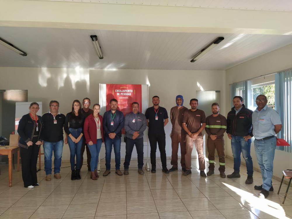 Início das atividades do programa na Fábrica de Fertilizantes: presença de líderes da área industrial Crédito: Assessoria