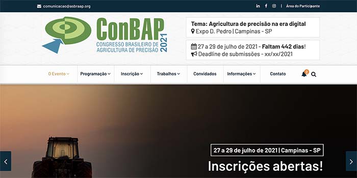 Os congressistas que tinham efetivado as inscrições e enviado trabalhos ao evento, já foram contatados pela organização do ConBAP.