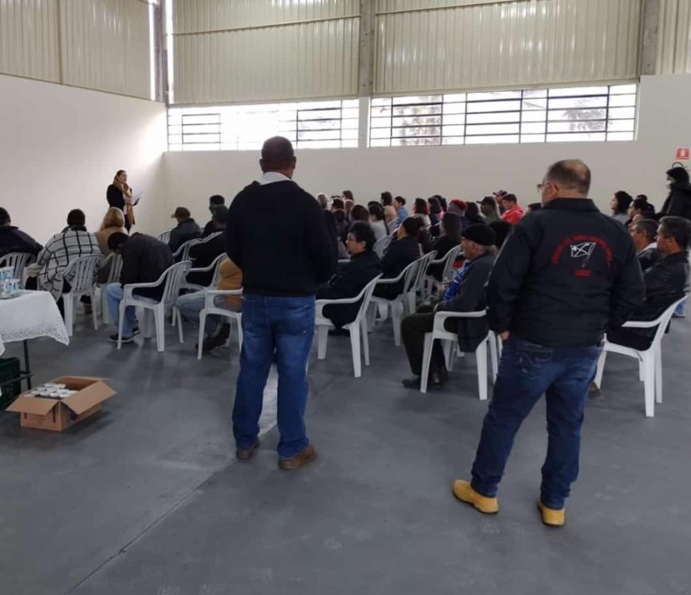 A reunião contou ainda com a participação de representantes do Conselho Municipal de Desenvolvimento Rural (CMDR).