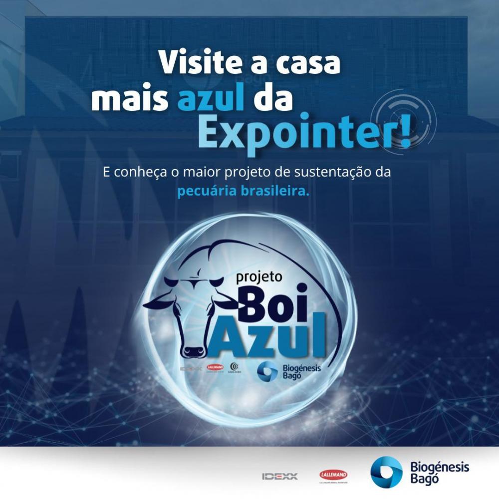 Projeto 'Boi Azul' se baseia nos seis pilares da pecuária e tem como objetivo ajudar na evolução do setor, além de consolidar o protagonismo do Brasil no mercado mundial de produção de alimentos.