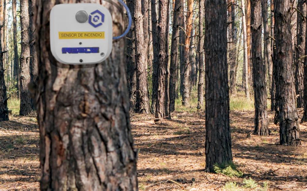 O detector pode ser programado para conseguir detectar os incêndios florestais durante os estágios iniciais, mesmo durante a fase de combustão lenta, nos primeiros minutos, e monitora o microclima, medindo temperatura, umidade e pressão do ar.