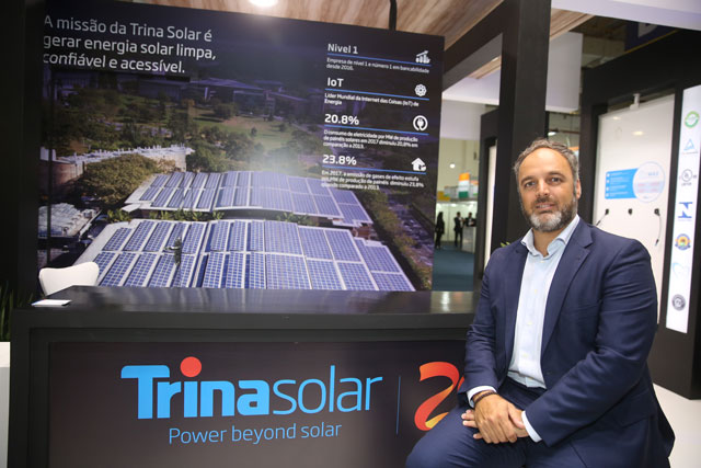 Diretor geral Álvaro García-Maltrás faz balanço positivo da Trina Solar no Brasil em 2019 e prevê expansão das operações no país em 2020.