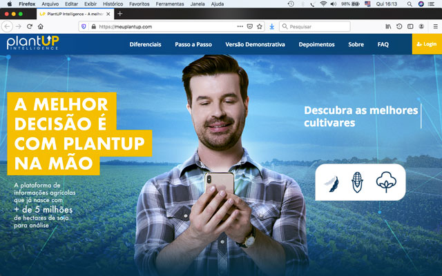 Uma plataforma digital colaborativa de compartilhamento de informações agrícolas, apresenta resultados práticos aos agricultores
