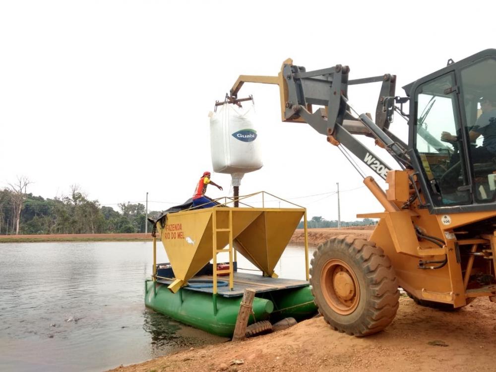 O coordenador de Assistência Técnica de Aquacultura da Guabi Nutrição e Saúde Animal, Lisandro Bauer, destaca que os animais tem uma nutrição muito específica durante o ano todo.