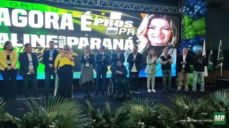 PROS Paraná lança pré-candidatos às eleições de 2022 - Aline Sleutjes é pré-candidata ao Senado.