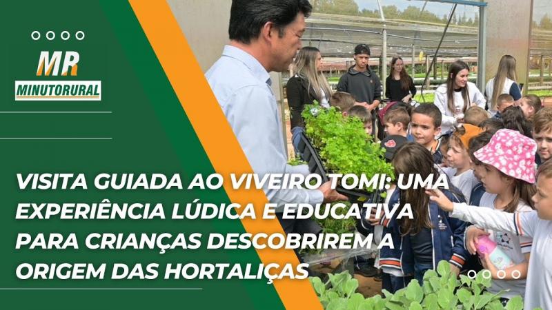 Visita ao Viveiro Tomi: crianças descobrem origem das hortaliças