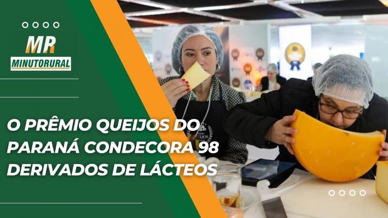 O Prêmio Queijos do Paraná condecora 98 derivados de lácteos