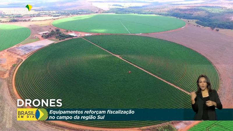Drones reforçam fiscalização no campo na região Sul