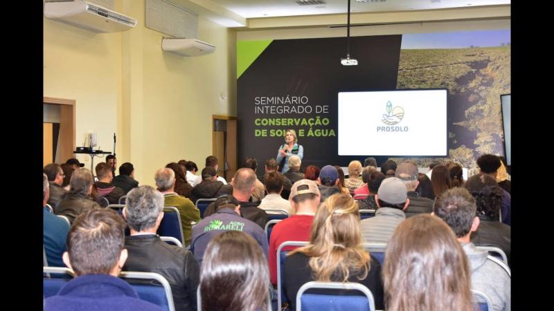 Seminário realizado em Ponta Grossa pela Faep/Senar discute questões de preservação do solo e água