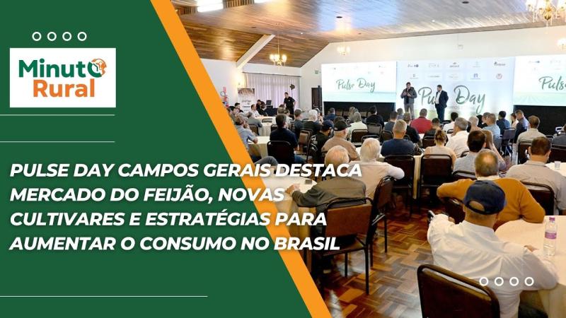 Pulse Day Campos Gerais destaca mercado do feijão, novas cultivares estratégias de consumo no Brasil