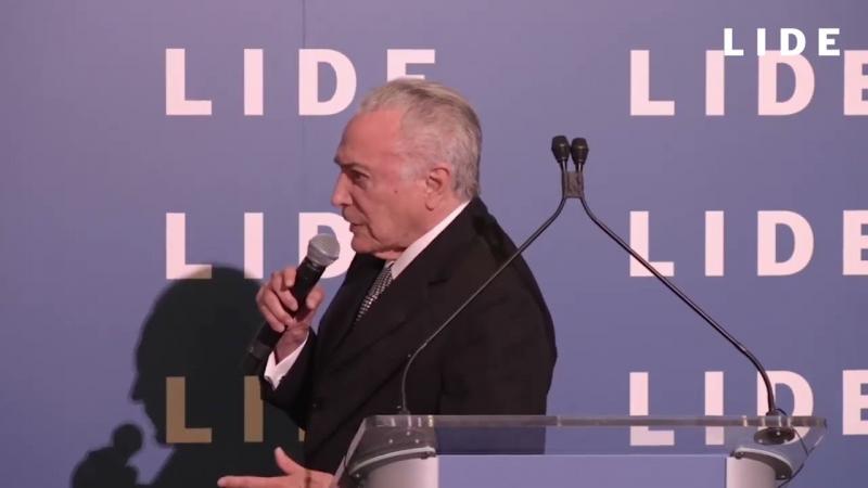 LIDE BRAZIL CONFERENCE NY | Michel Temer, presidente do Brasil: 